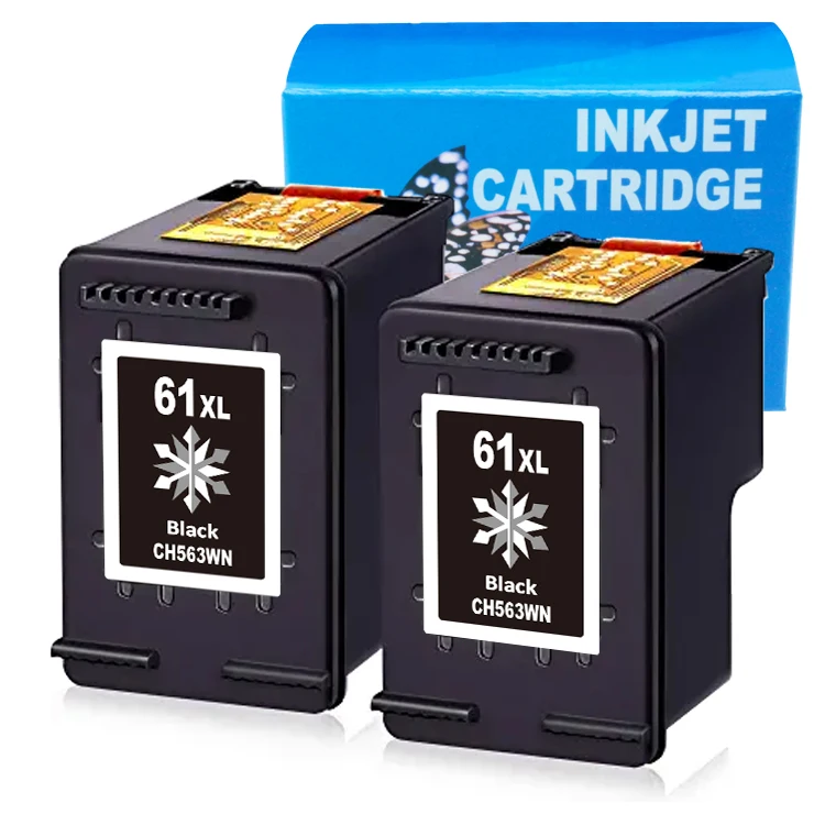 Uniplus 61 61XL CH563WN CH564WN Black Color Printer Ink jet Cartridge for HP Deskjet