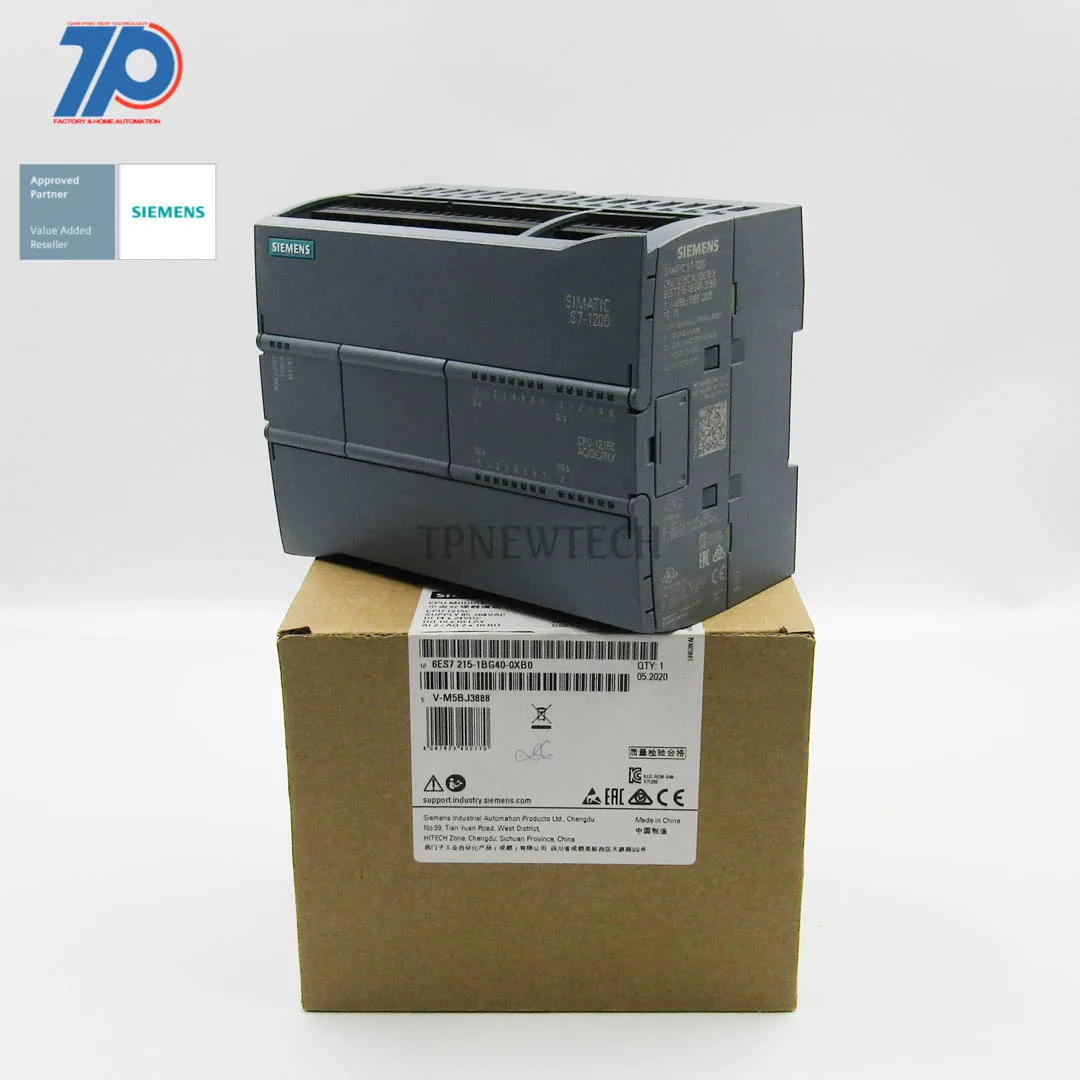 6ES7215-1BG40-0XB0 PLC Siemens S7 1200 - SIMATIC программируемый логический контроллер S7-1200 серии 512 Кб 24V dc