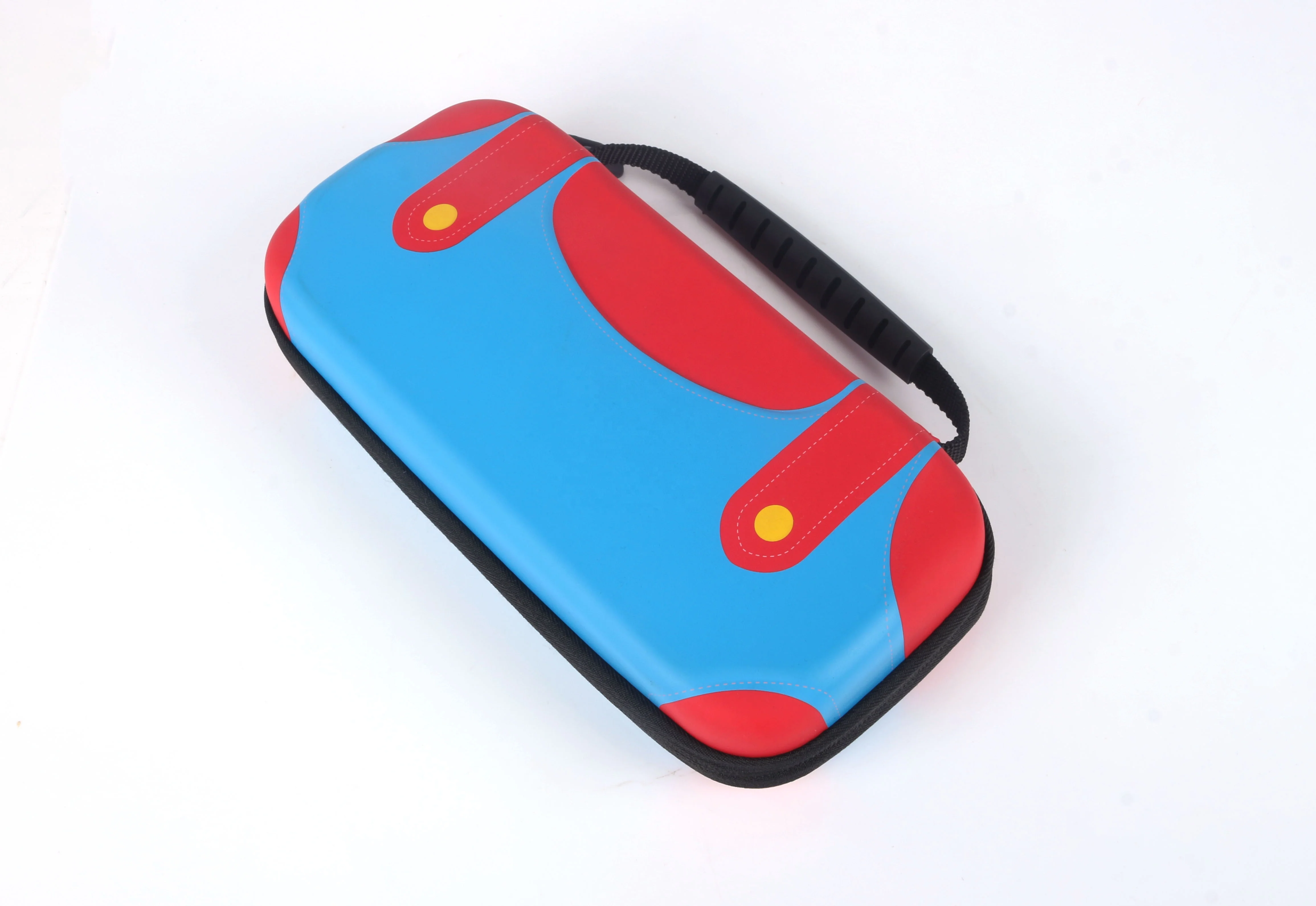 Travel Waterproof PU Switch Storage Bag with Zipper EVA Hard Case for Hard Disk Nylon Oxford Material Dustproof Shockproof