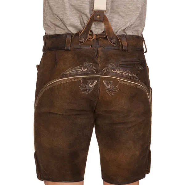 202 New Traditional Trachten Lederhose Bavarian Garments Trachten Short Pant Custom Embroidery of your choice