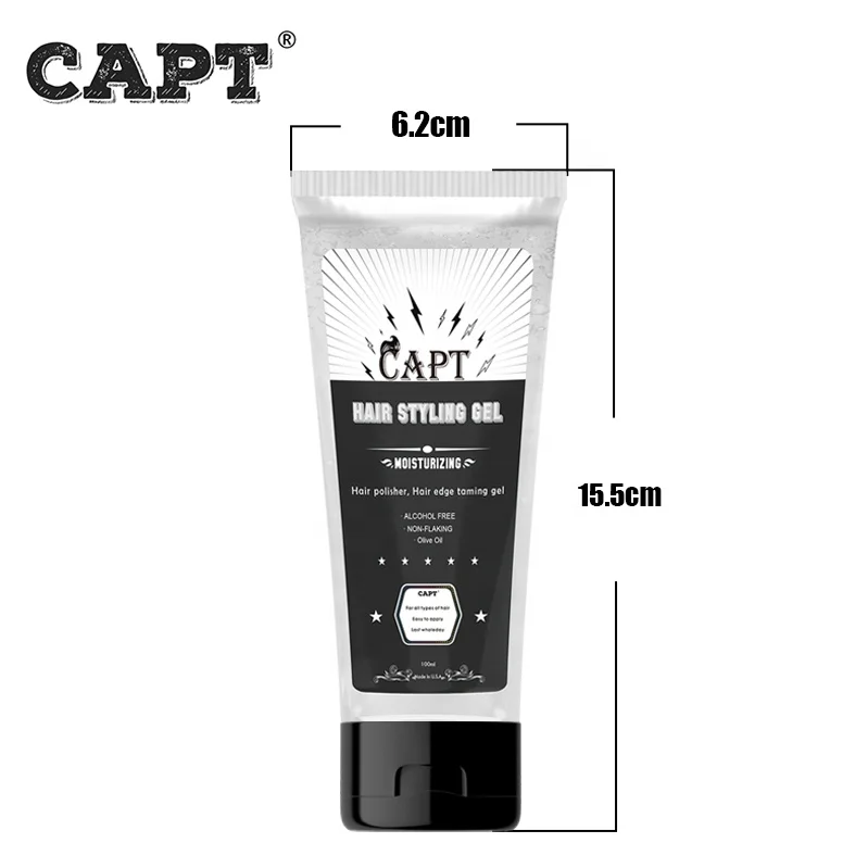 Best Styling Curly Hair Glue Wax Gel Product Manufacturer Man Moisturizing Edge Extra Hold