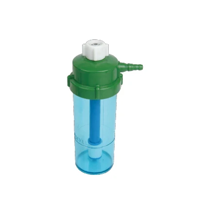 PJ004 Ningbo Wholesale Price Oxygen Empty Humidifier Bottle Jar with 6 Psi Pop-off Alarm, 350 Cc. Disposable