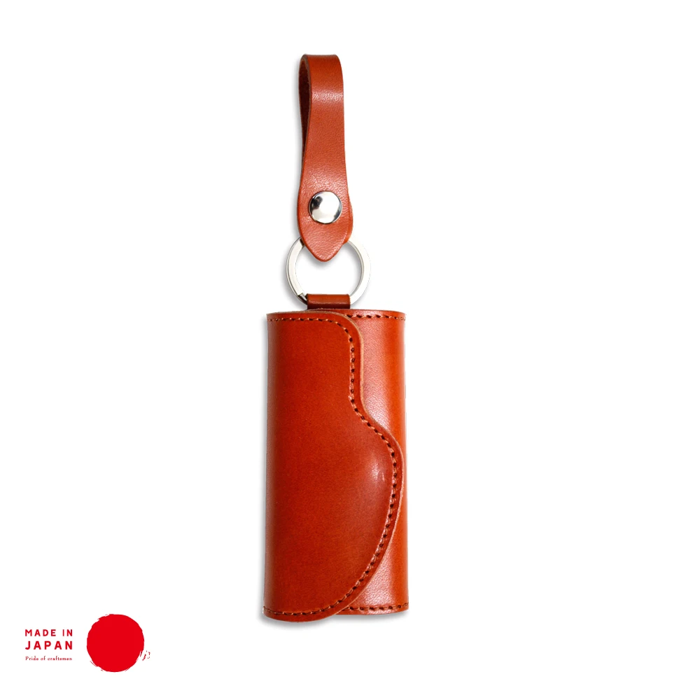 
[ TOCHIGI LEATHER ] Trifold Key Holder - Made in Japan 