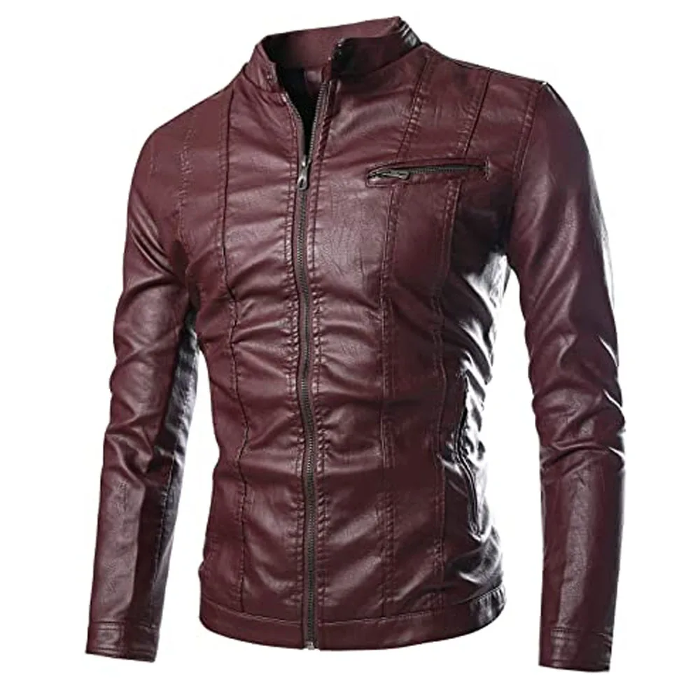 
Fashion Men black Lamb Leather Jacket/men leather jackets/Pakistan leather jackets 