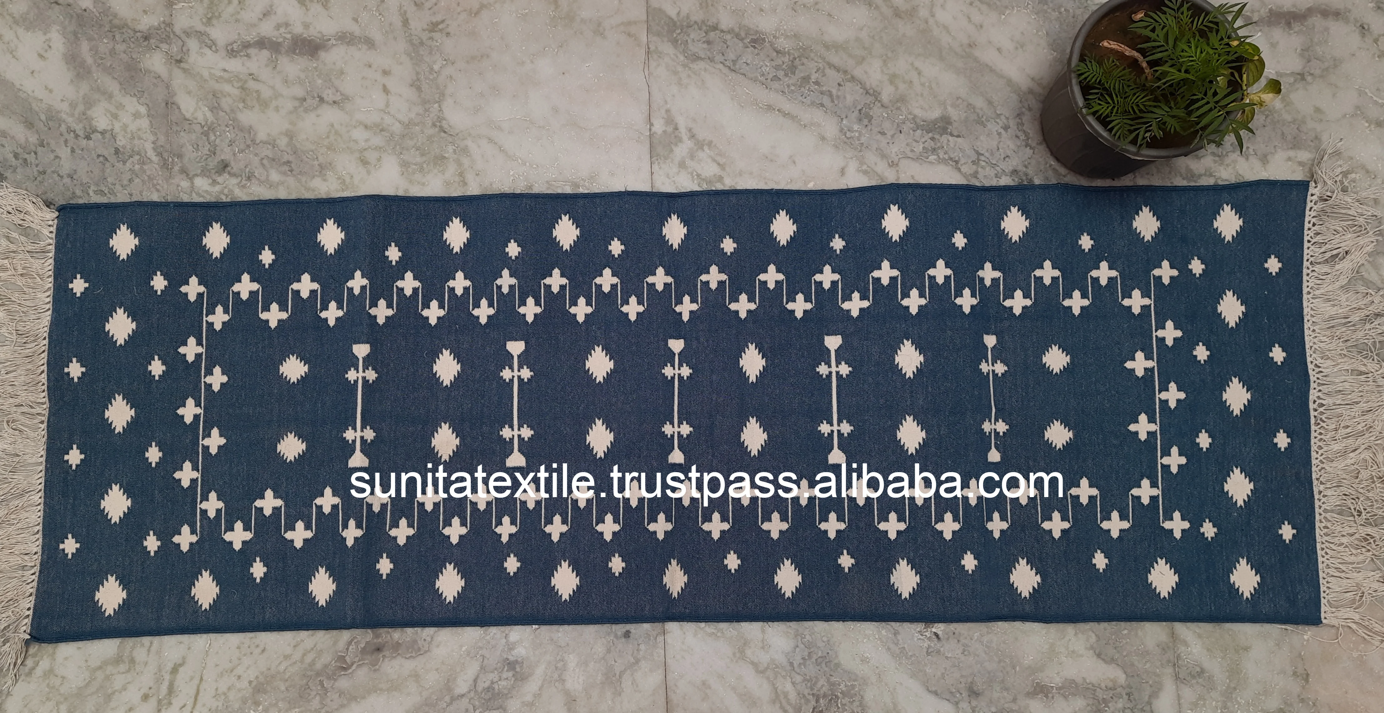 Современный декор высококачественный органический хлопок ручной работы тканый ковер Kilim Dhurrie доступна оптовая покупка от индийского продавца