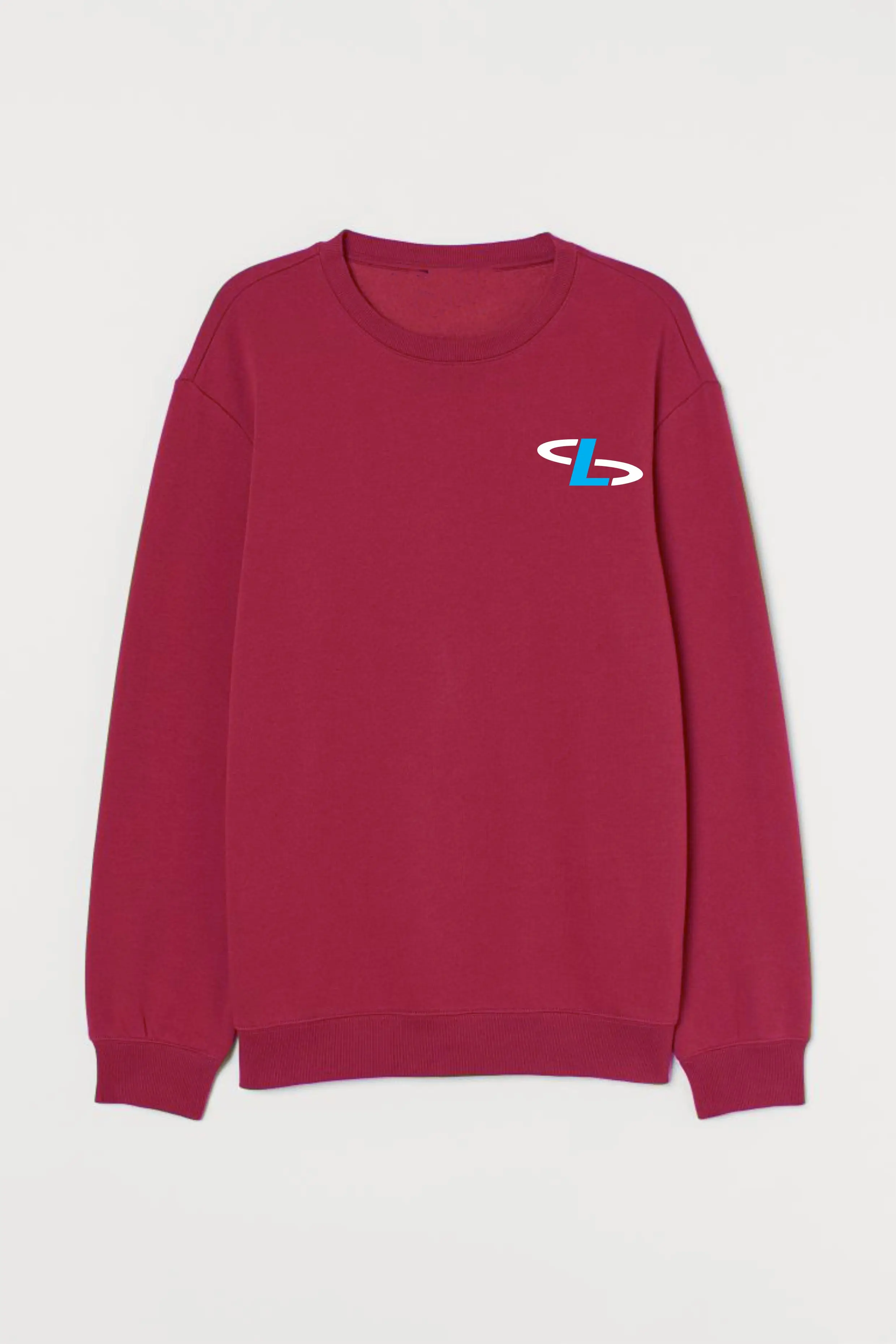 
Fashion Fleece Crew Neck Men Clothes Loose Fit Long Sleeve Printed Crewneck Sweatshirt 