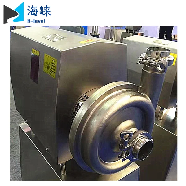 electric driving stainless steel sanitary centrifugal pump for food/milk and ethonal