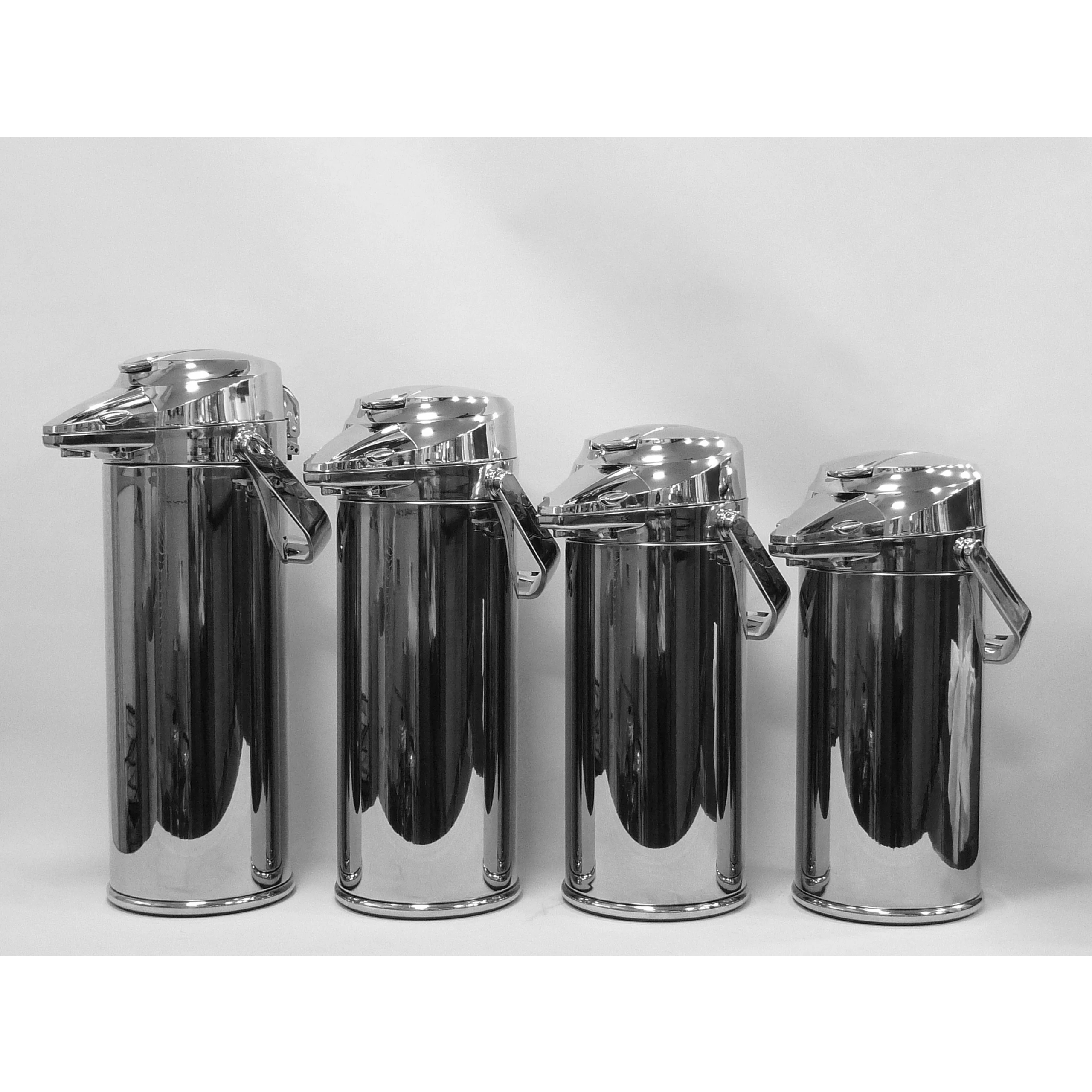 
1.9L / 2.2L / 2.5L / 3.0L Hangtag Glass Refill Airpot Thermos Water Bottles Vacuum Flask Coffee Pot with Lever Lid 