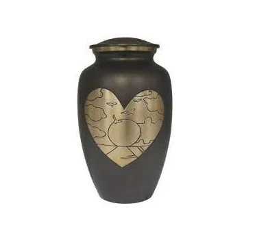  Прекрасные фиолетовые и серебряные птицы урна для кремации золы погребальная по индивидуальному заказу производитель из Индии низкой цене