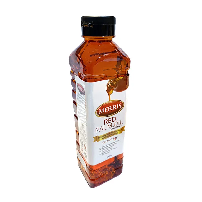 Premium Grade Merris Classic Red Palm Oil Non-GMO All Natural Oil Good For Eyes & Heart Enhanced With Pro Vitamin A and C