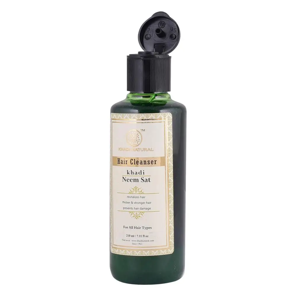 KHADI NATURAL HERBAL NEEM SAT  HAIR CLEANSER USEFUL FOR DANDRUFF PREVENTION