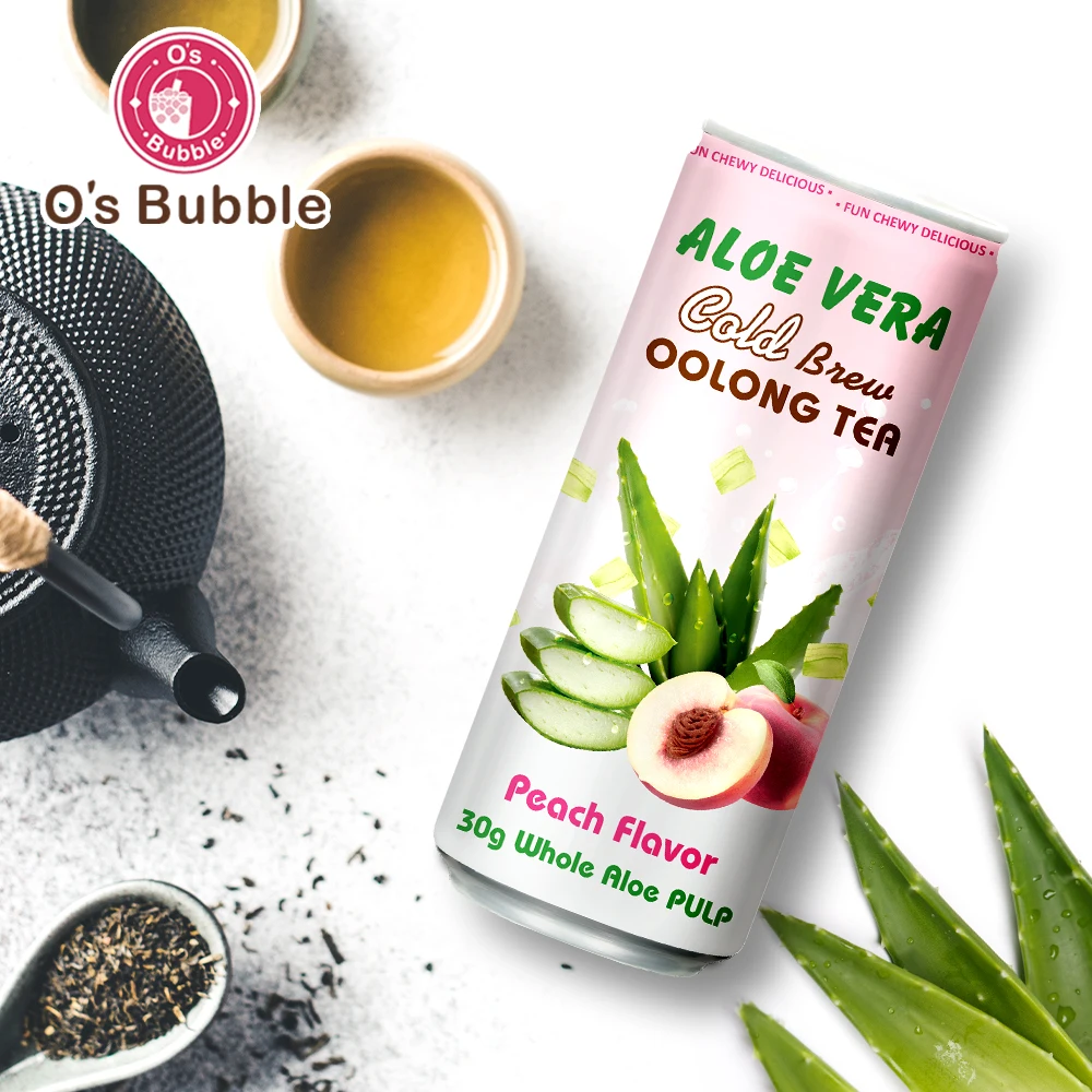 Ready To Drink Aloe Vera Oolong Tea Juice Taiwan Manufacture