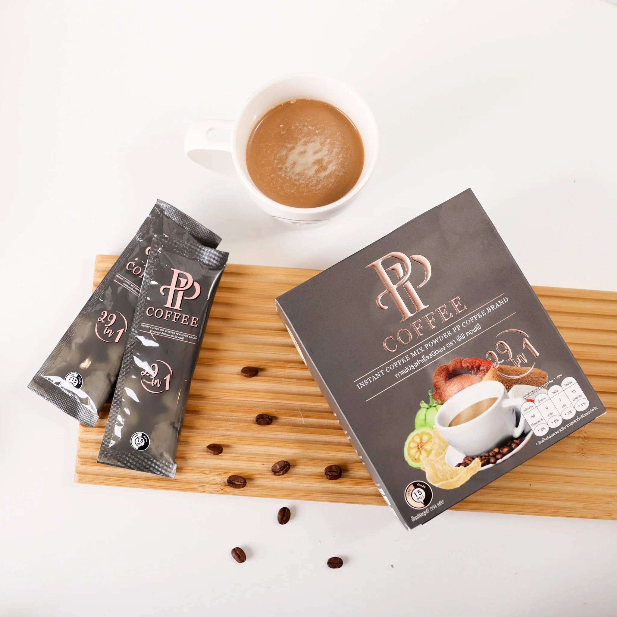 Instant Coffee 29 in 1 Organic Healthy Daily Drinking with Low Calories Premium Quality from Thailand for 100% Export