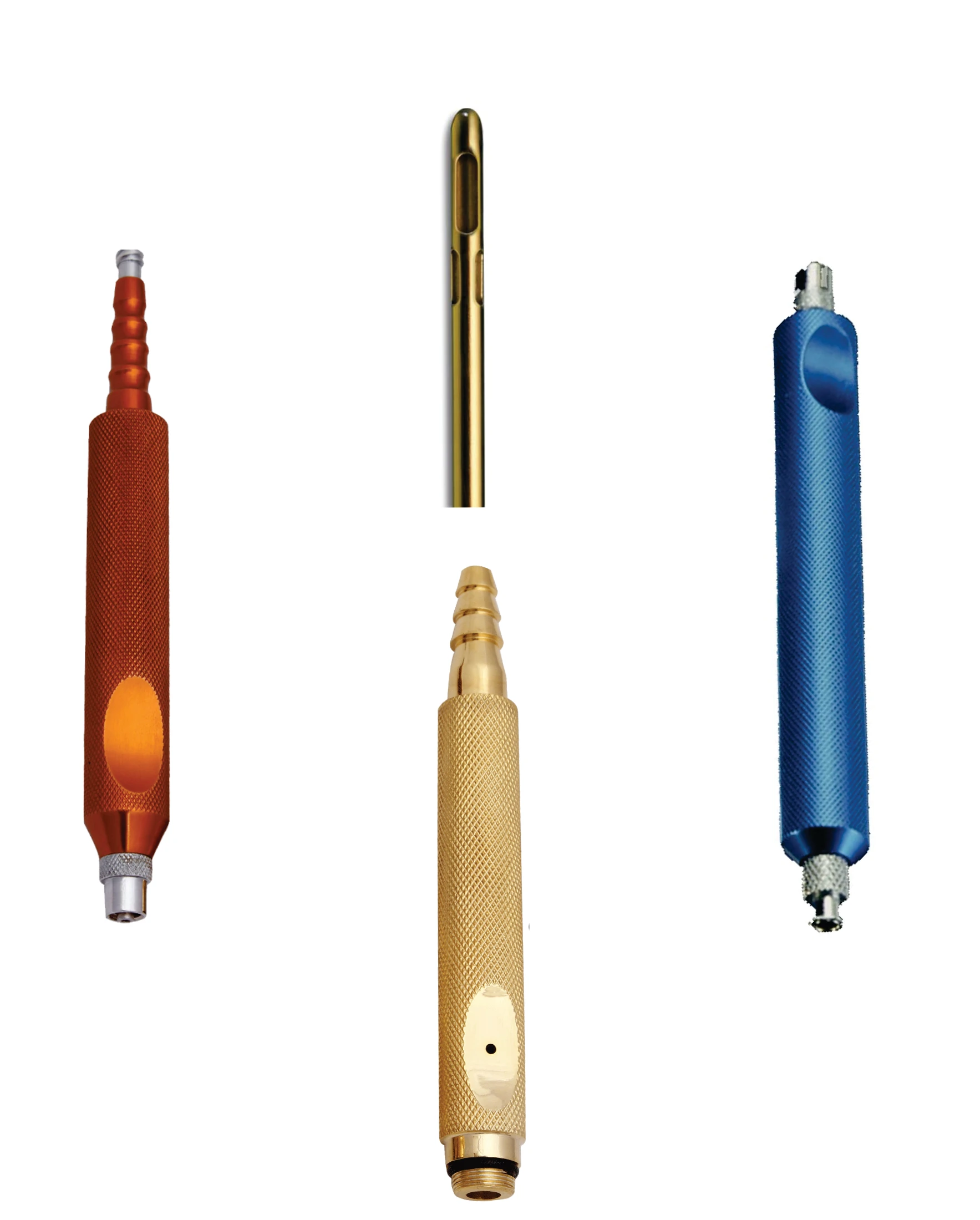 Plastic Surgery Instruments Pipe Liposuction Cannulas Three Port Fixed Super Handle Cannula Stainless Steel Standard Titanium CE
