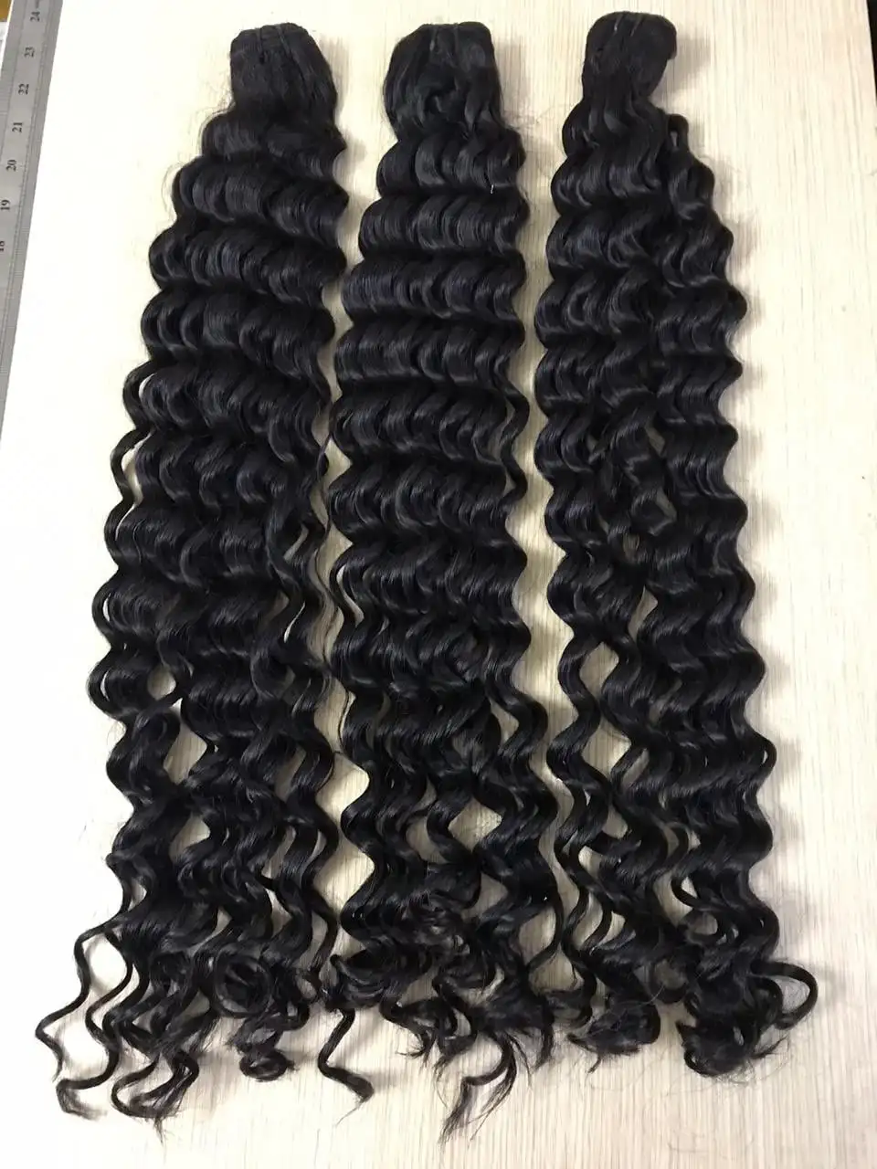 Wholesale price Deep curly color human hair bundles raw virgin hair unprocessed