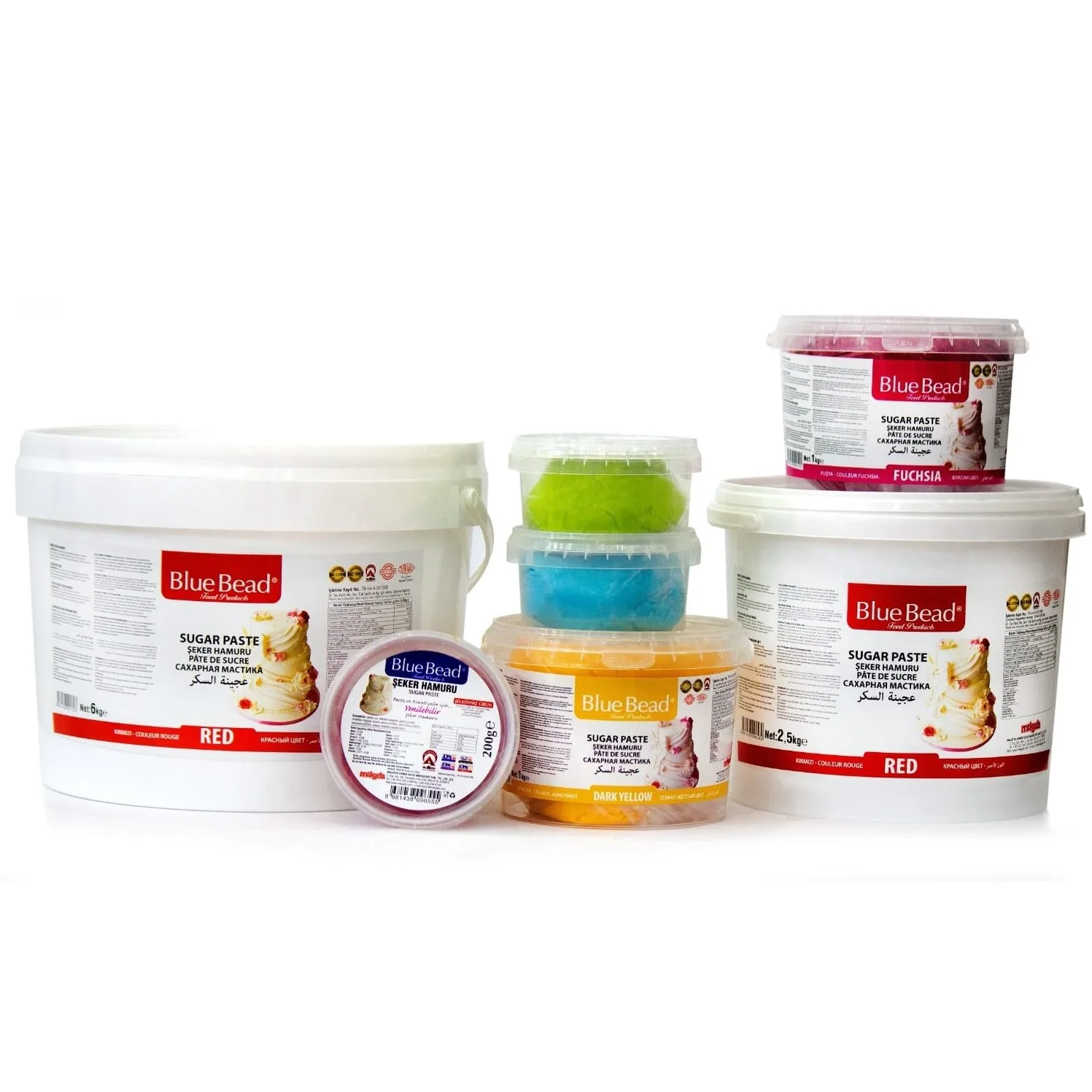 WHITE SUGAR PASTE (FONDANT) 6 KG