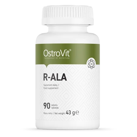  OstroVit R-ALA 90 таблеток в виде буквы «R» Альфа-липоевая кислота самой сильной антиоксидант поглощения важных питательных веществ антикатаболическим