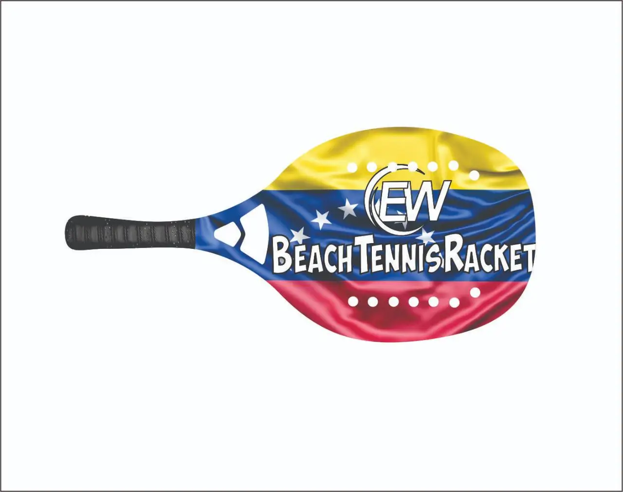 
Beach Tennis Rackets Custom Carbon glass Beach Paddle/Padel Racket with your logos and color combinations 