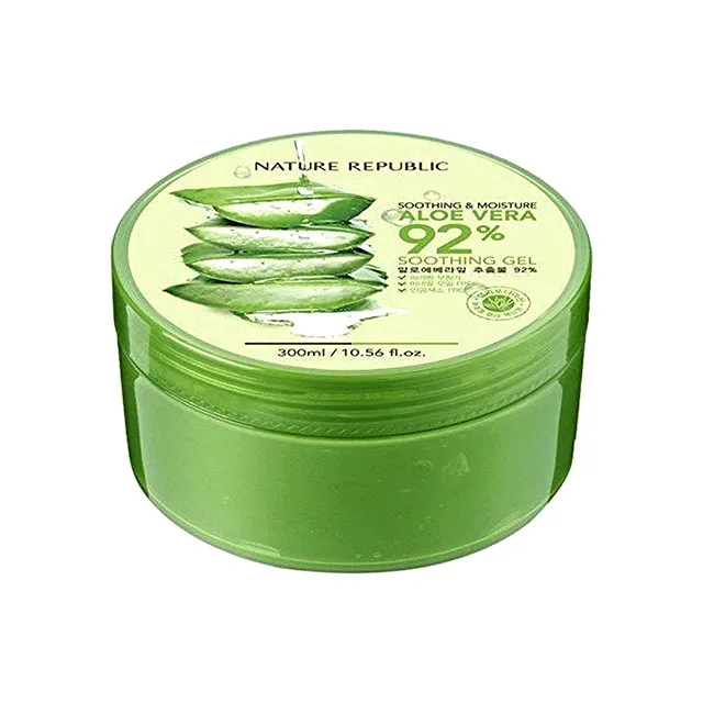 
Korean Cosmetics Aloe Vera 92% Soothing Gel Skincare Private Label Skin Care Soothing 