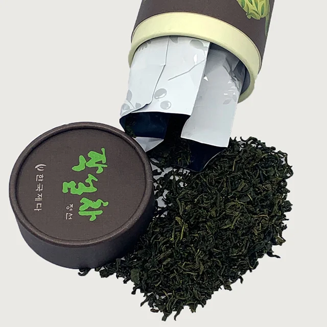 Корейский домашний производитель корейский здоровый дом гладкий зеленый чайный лист Jungsun