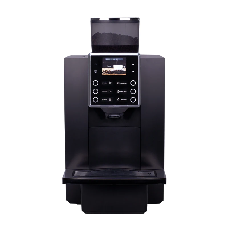 
3.5 TFT color touch screen fully automatic bean to cup coffee machine 