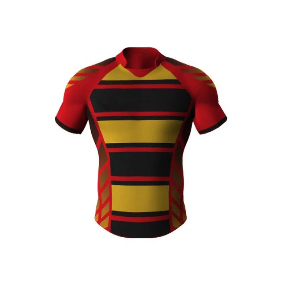 2022 Hot sale Factory price Wholesale Custom made rugby jersey sublimated Rugby Shirt rugby uniform