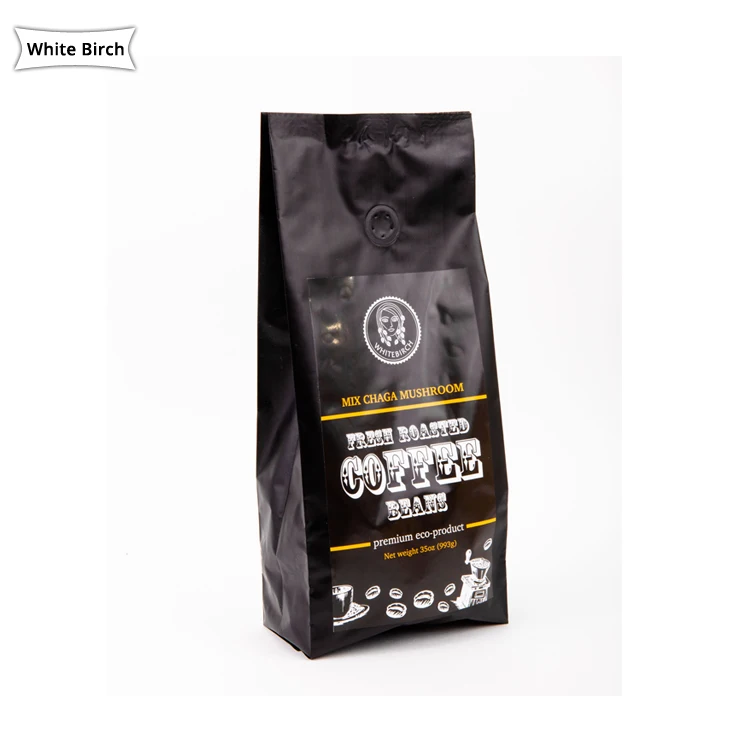 Biggest Exporter of Red Catuai Roasted Coffee Bean 1kg with Chaga Mushroom