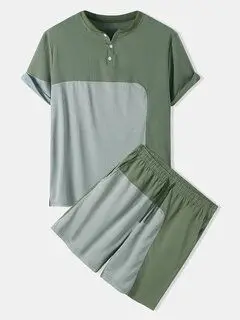 Wholesale Summer 100% cotton custom hip hop t-shirt and shorts , blank t shirt with Matching 2 piece shorts Set