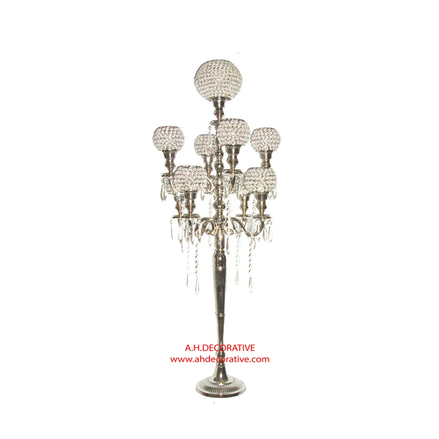 Подсвечник ручной работы из серебра