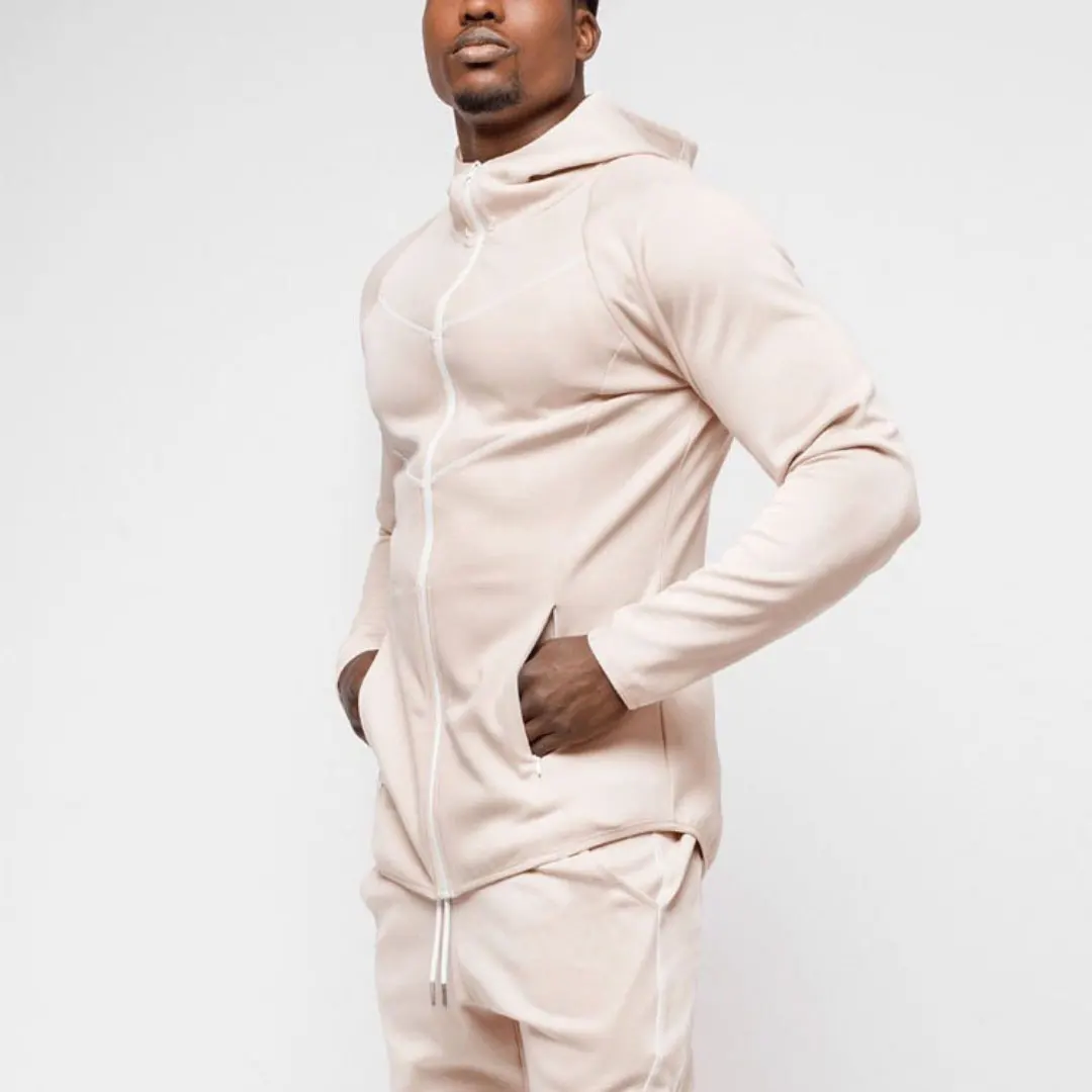 Top fashion trendy tracksuits custom tracksuit men 100% polyester sweatsuit Custom Blank Sportswear Cotton