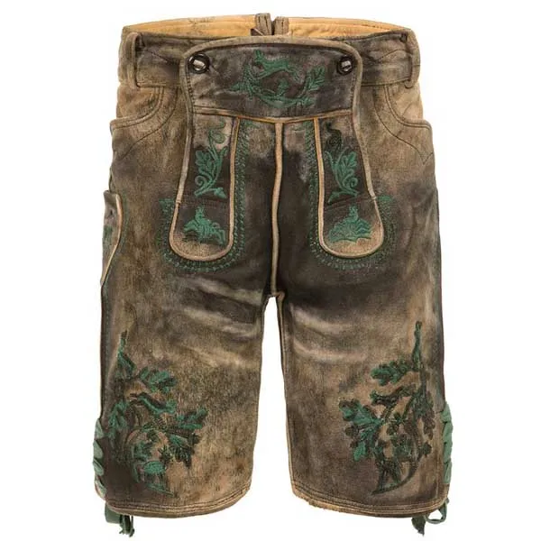 Lederhosen For Men Oktoberfest Lederhosen Split Cow Leather For Bavarian Festival