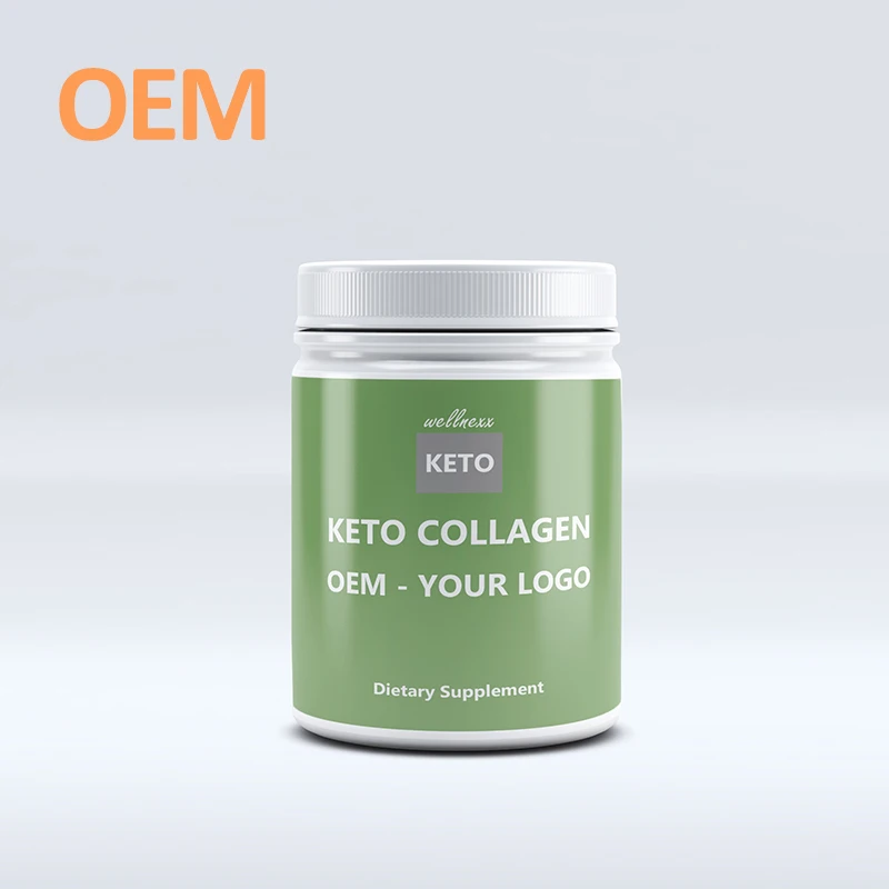 OEM Keto, порошок белкового коллагена с маслом MCT