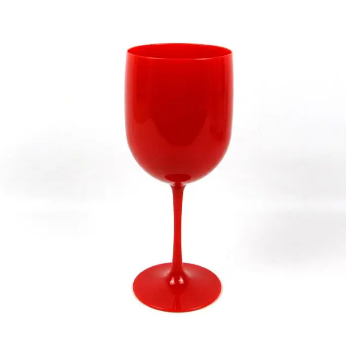 Hot pink Plastic Wine Glasses champagne wine glass Cuisine Flutes 480ml