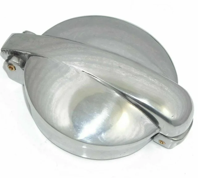 FLIP UP ALLOY PETROL FUEL FILLER CAP Threaded Filler Neck Monza cap