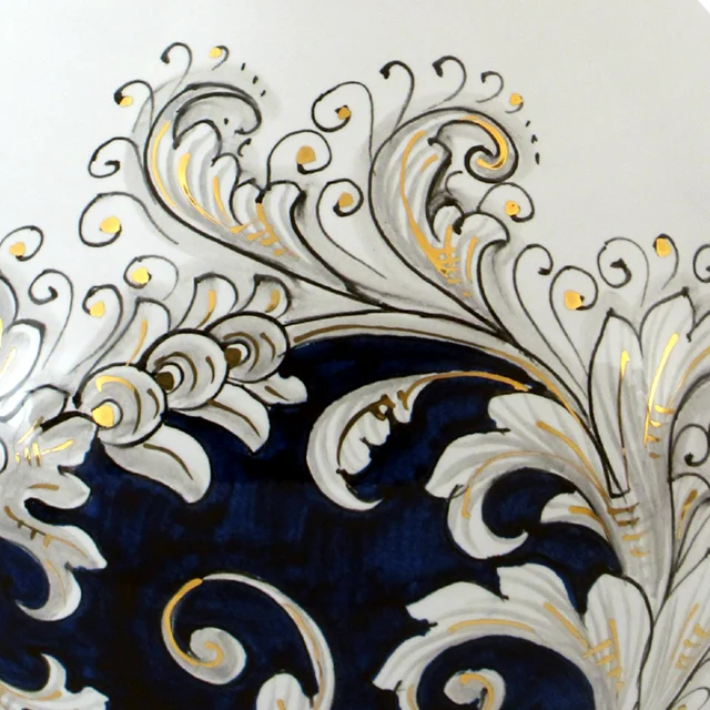 Italian pottery home decoration modern flower ceramic vase hand painted in Italy