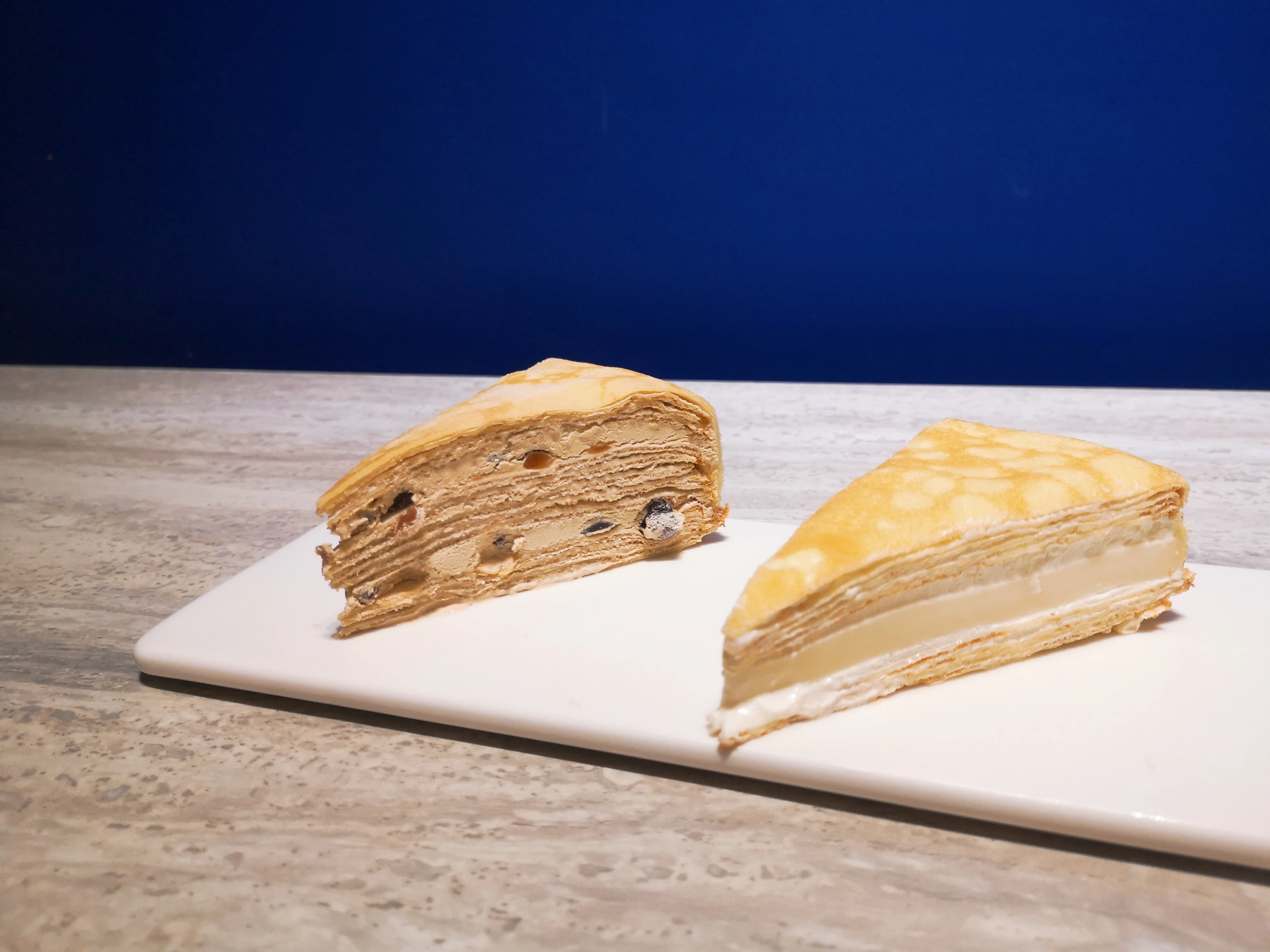 
Hot sale Touched 8 inches Brown Sugar Bubble & Lichi Vogurt Mille Crepe Cake 