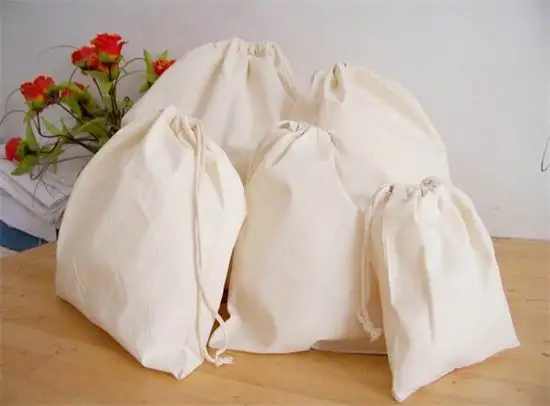 Muslin Cloth Party Favor Bag Cotton Storage and Grain Bag for Promotions