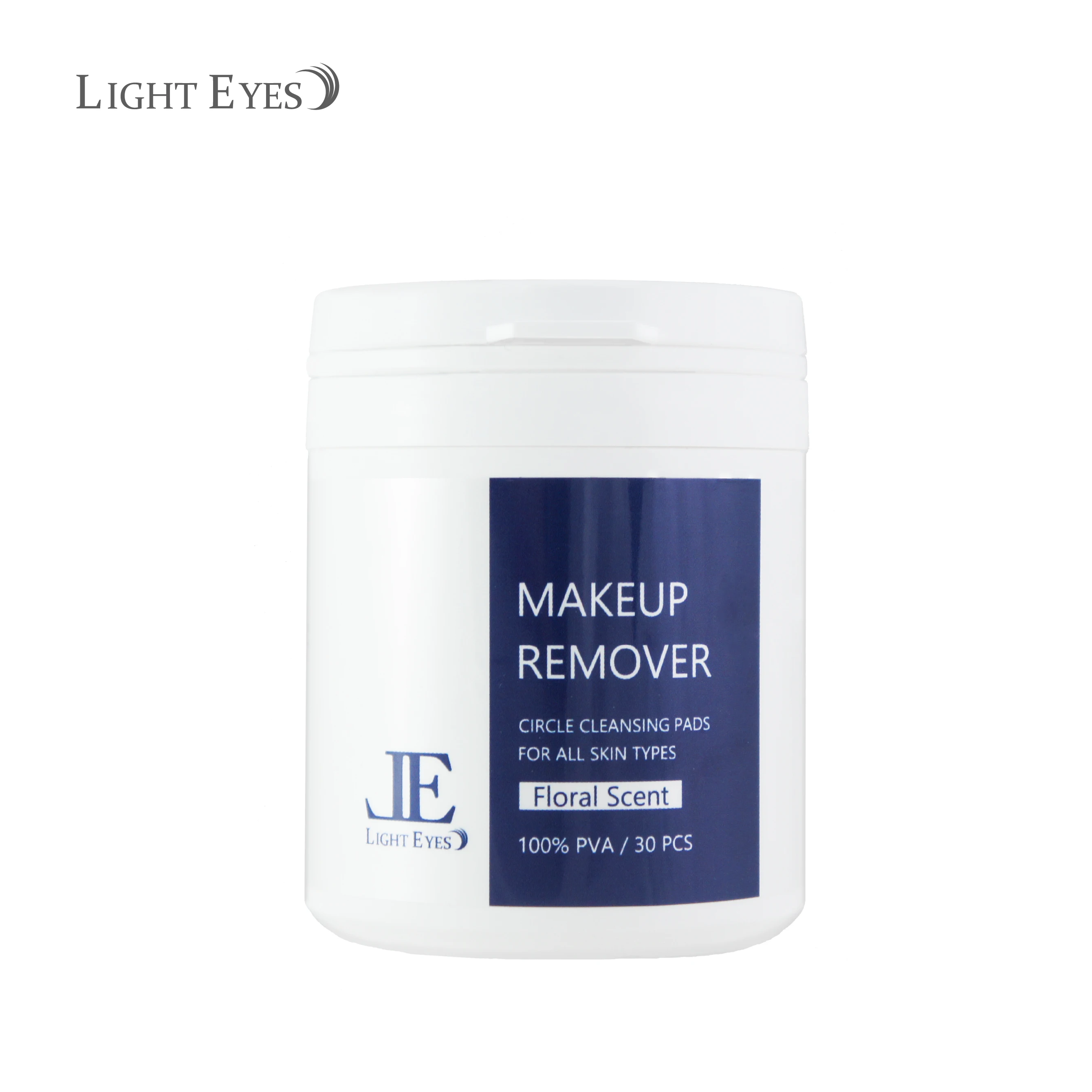 LIGHTEYES Makeup Remover pads Freesia Fragrance white circle 30 pcs