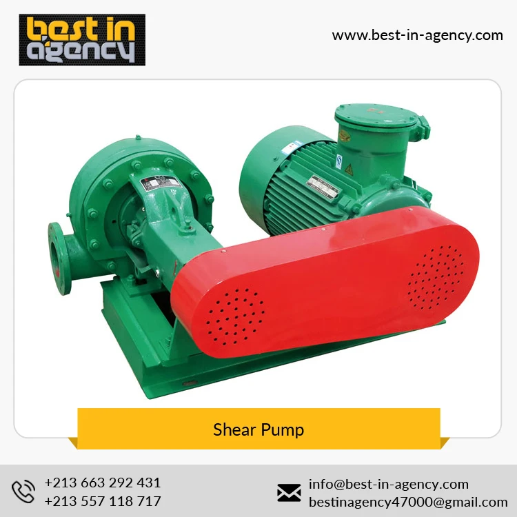 155m3/h(682GPM) Flow and 1900 RPM Speed Shear Pump for Drilling Fluids Solids Control