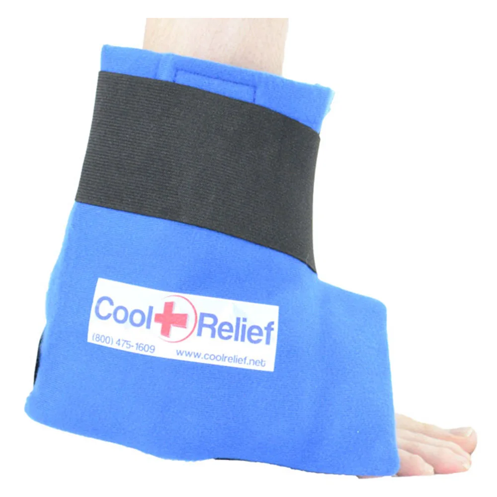 Cool Relief Flexible Ice Cold Wrap, Foot Cold Pack and Ankle Compression Effortlessly Relieve Pain Injury Ice Pack