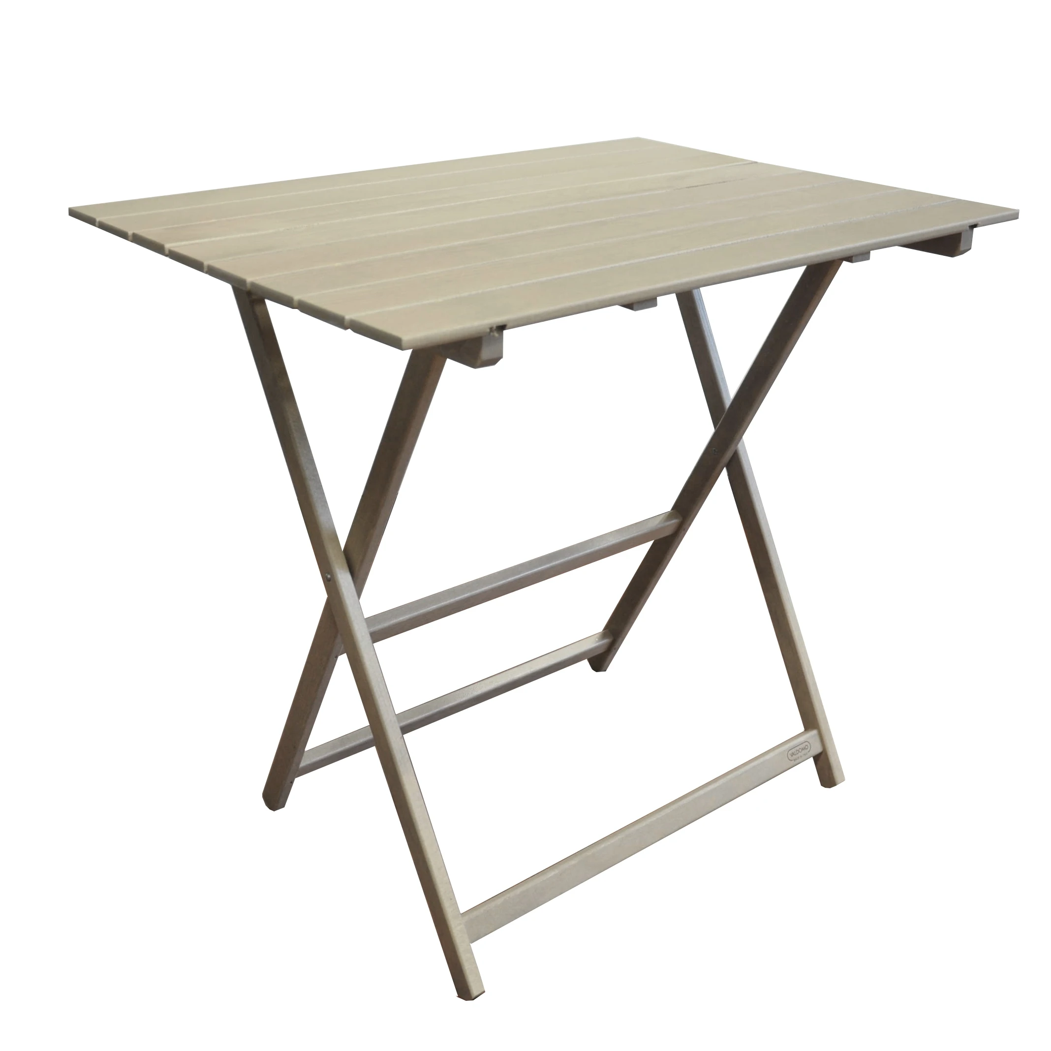 
High quality Italian Folding table in solid beech wood dove grey color Prince for indoor and outdoor 