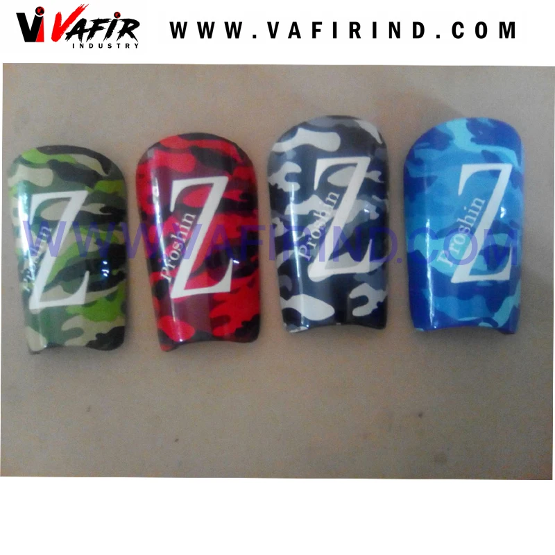 Customize 3 pieces Soccer Fiberglass Shinguard VI-SG051