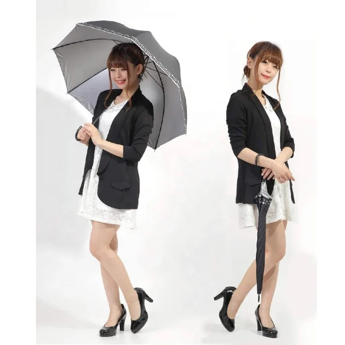 
Umbrella for both sunny and rainy weather 99% UV cut UPF50 + fabric back side silver coating | made to order 