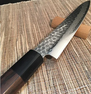 Japanese style HIT kitchen knife made by Japanese workers damascus chef knife