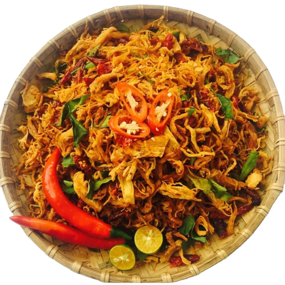 Made In Vietnam Healthy Dried Shredded Spicy Chicken with garlic Type 2
