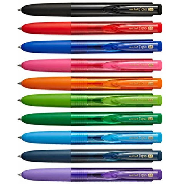 
Uni-ball Signo RT1 Rubber Grip Gel Pens -0.28mm-UMN-155-28- 4 Colors 