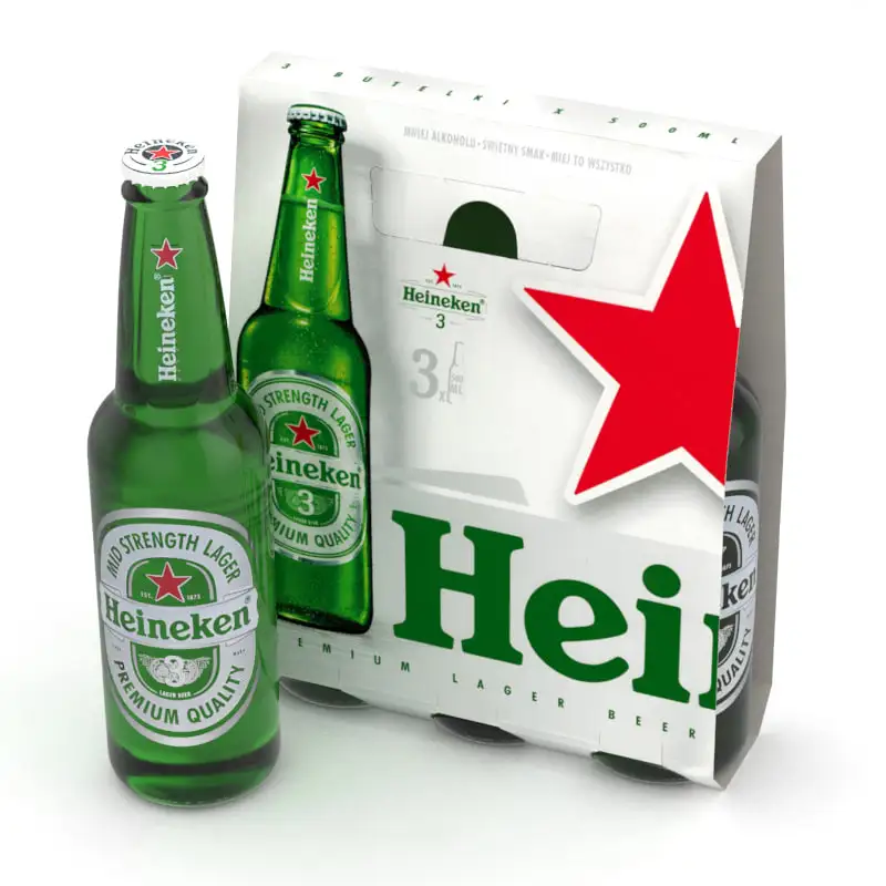 Пивные банки и бутылки Heineken 250 мл/330 мл/500 мл