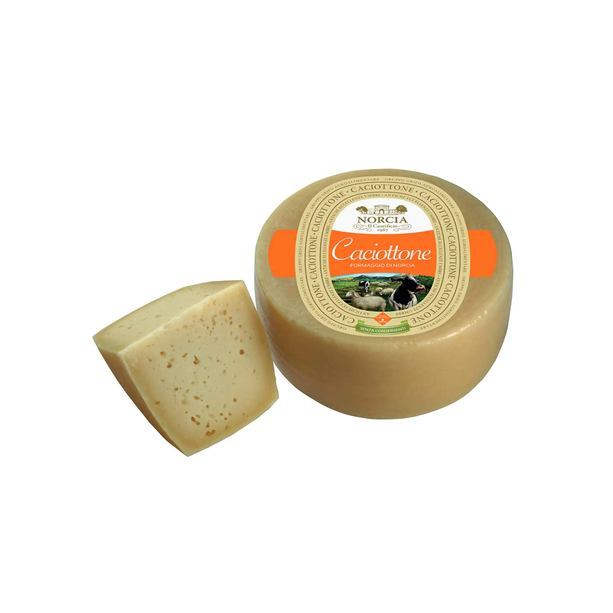 TOP ITALIAN QUALITY CHEESE NORCIA CACIOTTONE READY TO SHIP