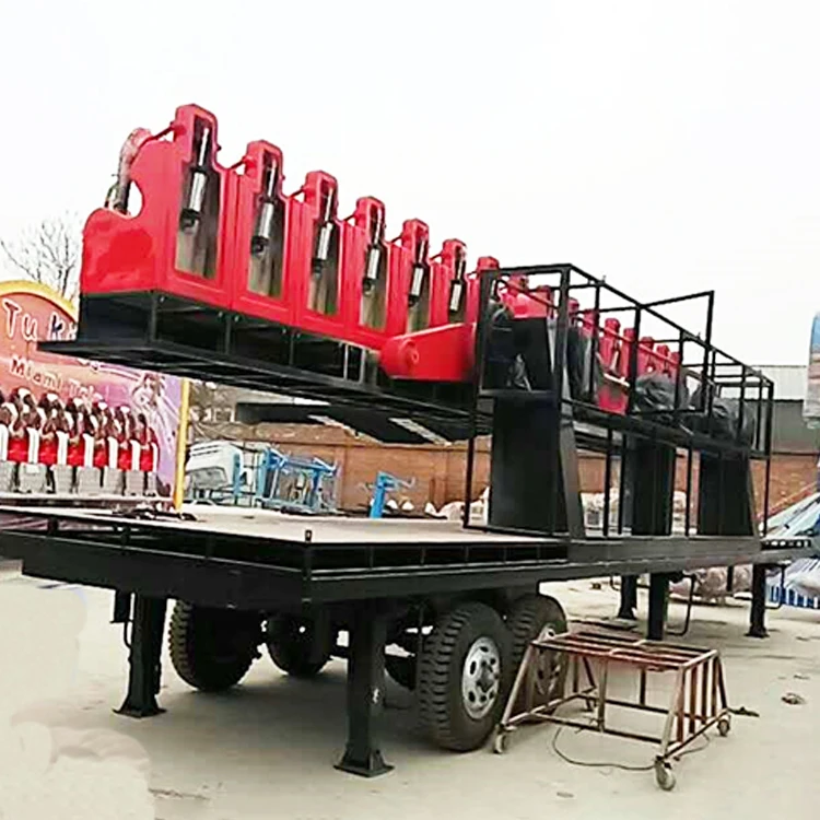 New Design Manege Forain Attraction Amusement Park Ride on Trailer Crazy Wave Large Miami Ride for Sale