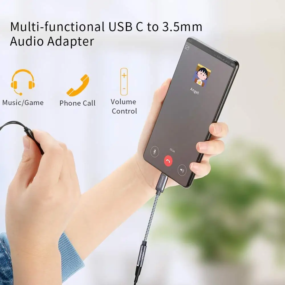 CableCreation USB TYPE C to 3.5mm Headphone Audio cable Adapter Realtek DAC Chipset USB C to 3.5mm Adapter